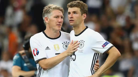 Schweinsteiger proud of Germany despite 'real shame' of France defeat