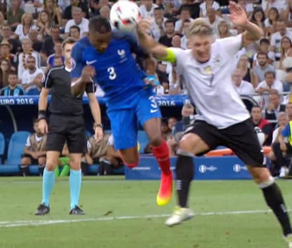 REF IN SPOT-LIGHT France got lucky against Germany after referee’s dodgy call allowed Antoine Griezmann to net penalty for opener