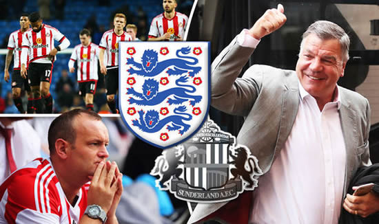 Sam Allardyce favourite to take England job: Sunderland's season could be jeopardy