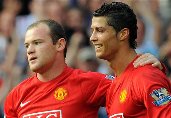 Rooney names his two best Manchester United team-mates