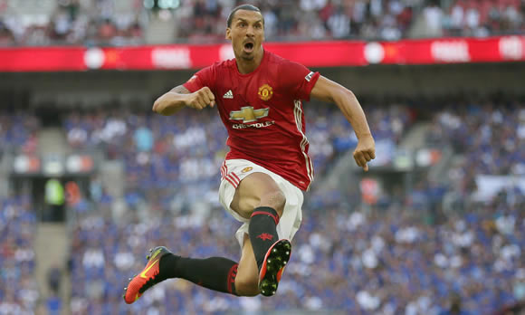 Leicester City 1 - 2 Manchester United: Zlatan Ibrahimovic heads late winner for Manchester United in Community Shield