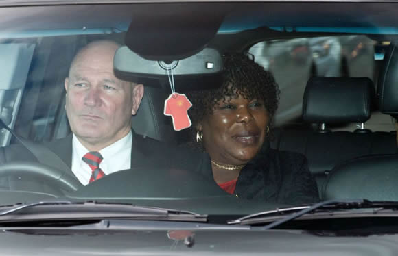 Paul Pogba's mum Yeo Moriba arrives at Carrington for her son's long-awaited Man United medical