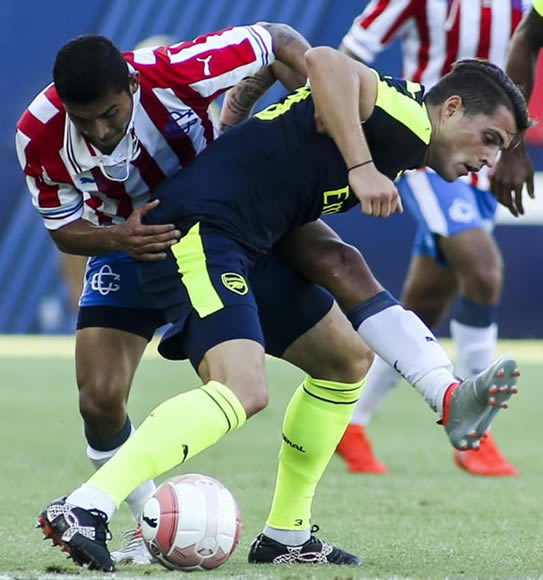 Arsenal teammates try to prank newboy Granit Xhaka – but he won't budge