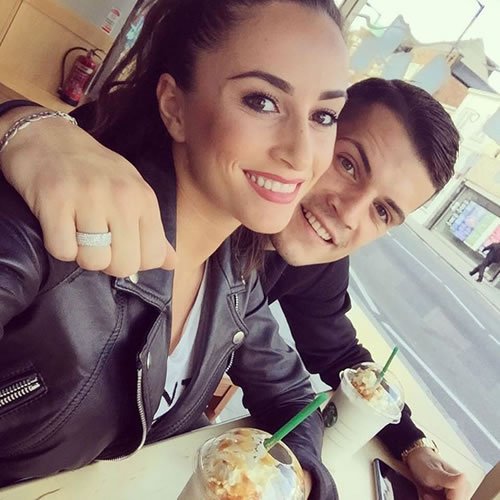 New Arsenal signing enjoys trip to Starbucks with his stunning girlfriend