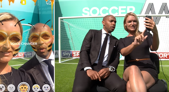 Thierry Henry is like your Dad using Snapchat