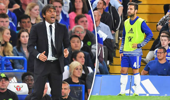 Chelsea boss Antonio Conte: Why I didn't start Cesc Fabregas against West Ham