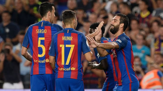 Barcelona 3-0 Sevilla: League holders earn Spanish Super Cup glory after 5-0 aggregate win
