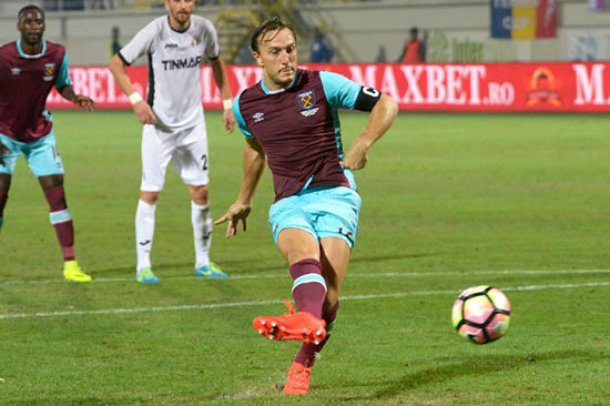 FC Astra Giurgiu 1 - 1 West Ham United: Astra Giurgiu strike late to hold West Ham to draw in Romania