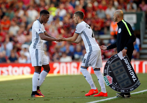 Manchester United boss Jose Mourinho tells Anthony Martial to raise his game after a recent dip in form