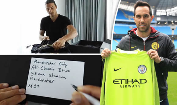 Zlatan Ibrahimovic sends package to Manchester City star in funny Instagram post