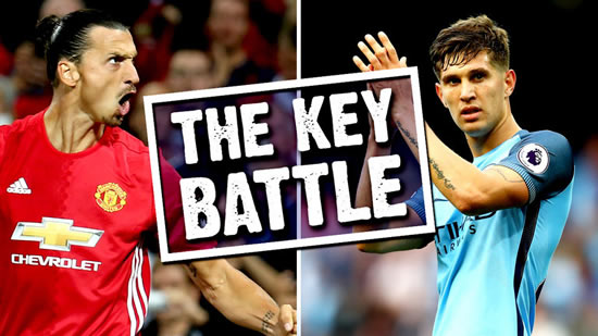 Zlatan Ibrahimovic v John Stones: The key battle in the Manchester derby