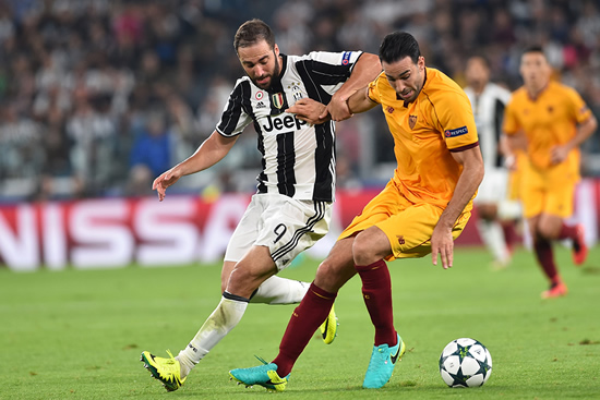 Juventus 0 - 0 Sevilla: Juventus frustrated by stubborn Sevilla in goalless stalemate