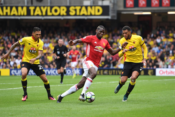 Watford 3-1 Man Utd: Late Hornets double sinks United