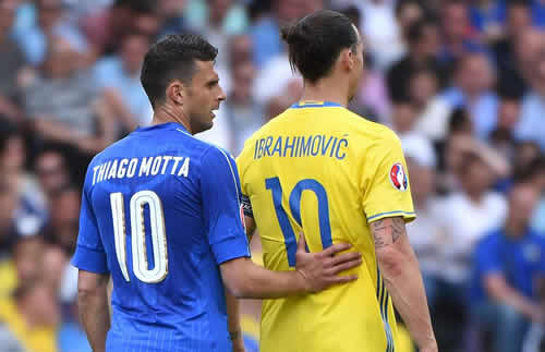 Thiago Motta admits playing with Zlatan Ibrahimovic was 'hard' at times