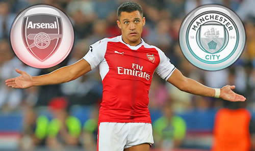 Manchester City plot January swoop for Arsenal star Alexis Sanchez