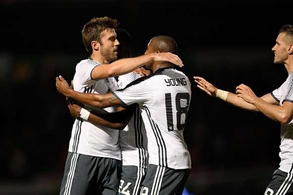 Man United and Man City both earn wins to advance in EFL Cup