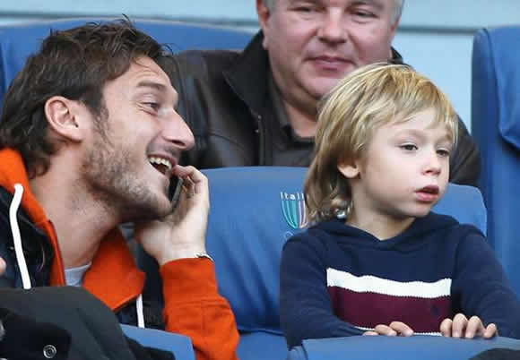 Totti: My son is good - but not as good as me