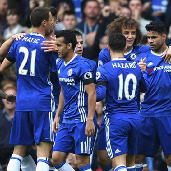 Chelsea 3-0 Leicester City: Costa and Hazard on target in Blues victory