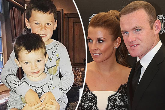 Coleen and Wayne Rooney red-faced after son Kai's birthday blunder