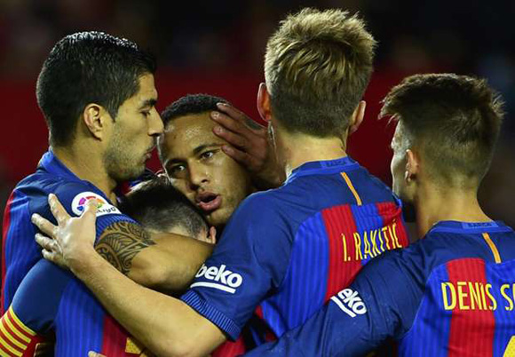 Sevilla 1 - 2 Barcelona: Lionel Messi inspires Barcelona comeback victory over Sevilla