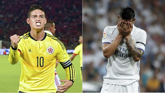 Colombian press demands Real to let James Rodriguez play