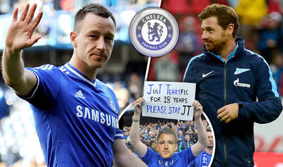 Andre Villas Boas wants reunion with Chelsea captain John Terry in China