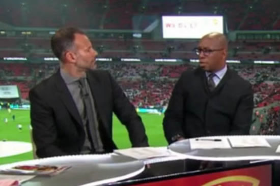 Arsenal legend Ian Wright leaves Ryan Giggs close to tears after BRUTAL swipe on TV