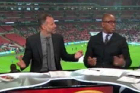 Arsenal legend Ian Wright leaves Ryan Giggs close to tears after BRUTAL swipe on TV