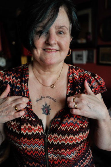 Grandmother gets Ms Jose Mourinho tattooed across her chest