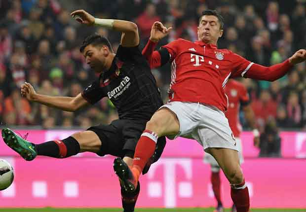 Bayern Munich 2-1 Bayer Leverkusen: Bundesliga champions scrape home win