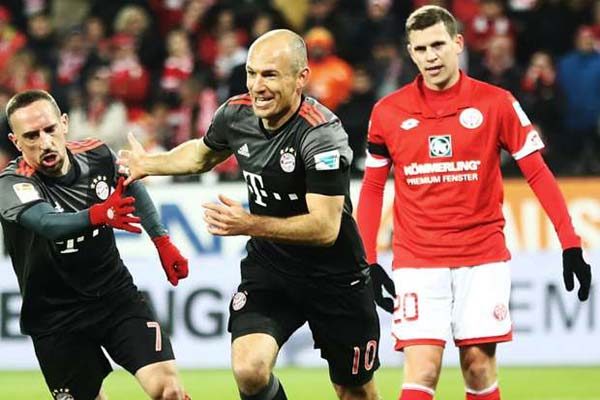 Mainz 1-3 Bayern Munich: Bavarians battle back for victory