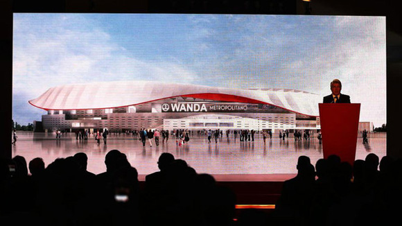 Atletico's new home is the Estadio Wanda-Metropolitano