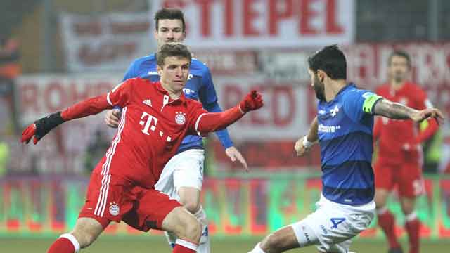 Darmstadt 0-1 Bayern Munich: Costa stunner sends Bayern back to the top