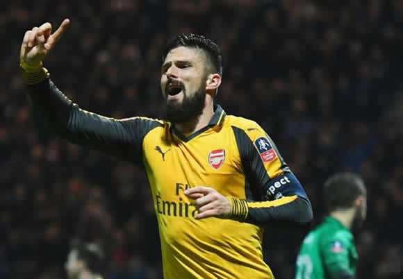 Giroud's sensational run continues as Arsenal remain FA Cup specialists