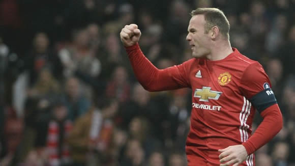 Jose Mourinho hails Wayne Rooney after he levels Man United goals record
