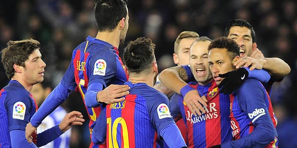 Real Sociedad 0-1 Barcelona: Neymar ends Anoeta curse