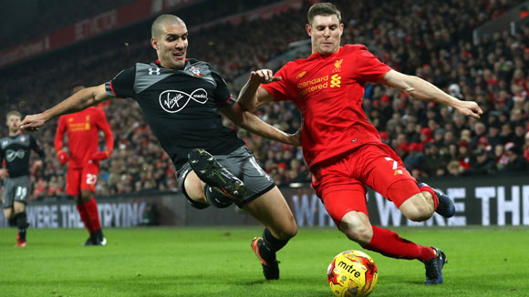 Liverpool 0-1 Southampton (Agg 0-2): Uninspired Reds crash out of League Cup
