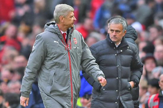 Jose Mourinho wants the FA to throw the book at Arsene Wenger after Arsenal boss ref shove