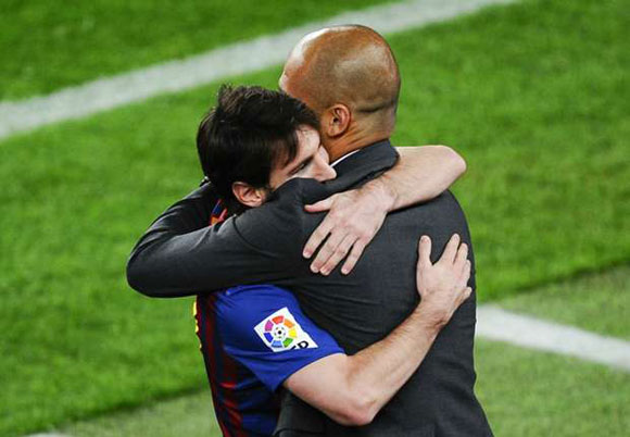 Guardiola rules out Messi reunion at either Man City or Barca
