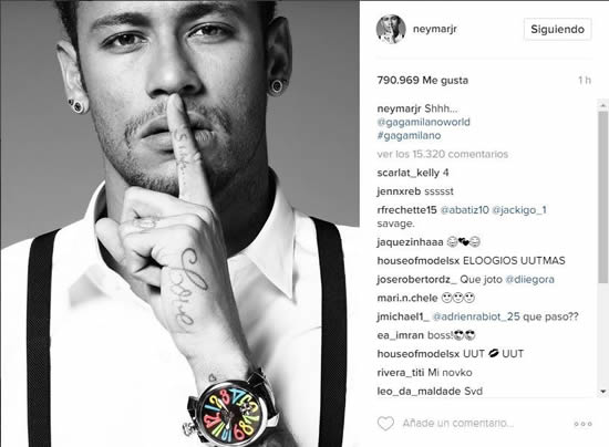 Who is Neymar silencing?