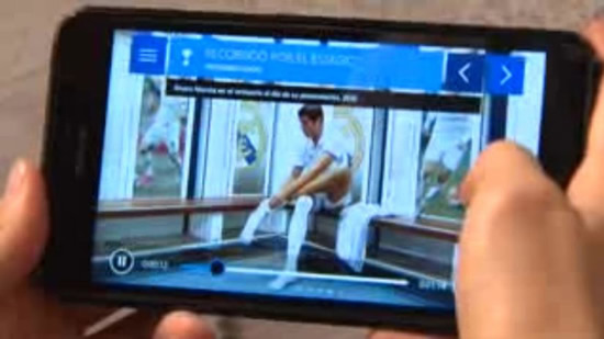Real Madrid present interactive Bernabeu guide with Microsoft