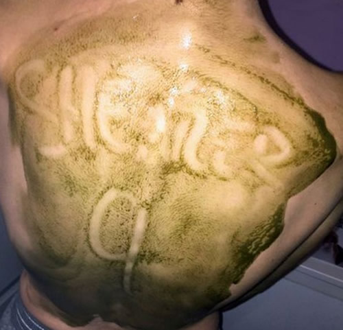 Alan Shearer Fan Messes About With Girlfriend's Fake Tan In Homage To The Striker