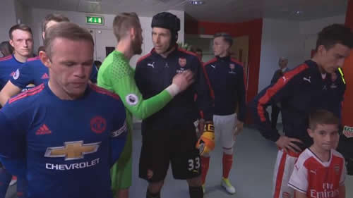 Pundits slam Arsenal and Man Utd players’ pre-match antics