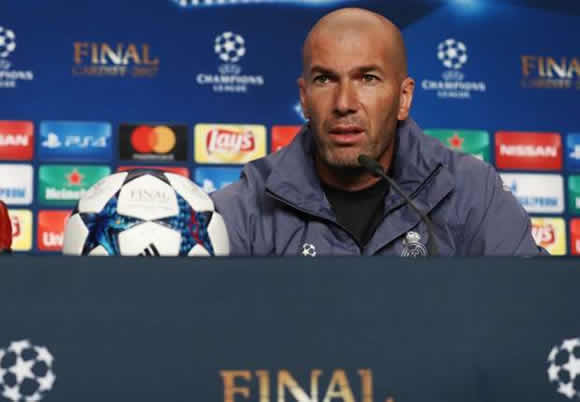 Zidane: No added pressure as Madrid defend Champions League