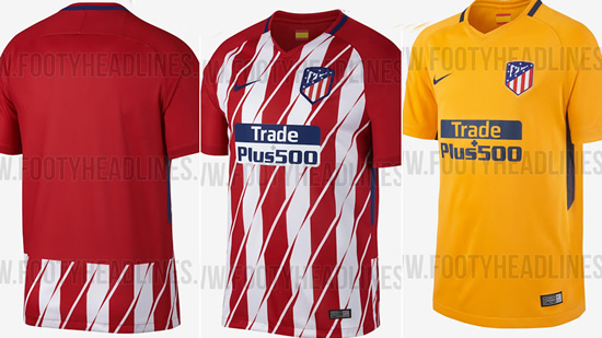New Atletico Madrid kits leaked