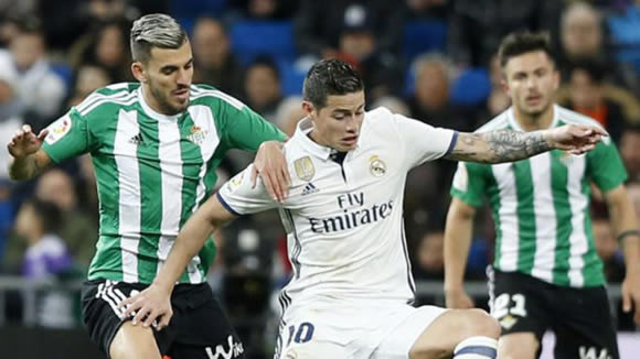 Ceballos pushes James out of Real Madrid