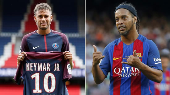 Ronaldinho: I'm happy about Neymar's move