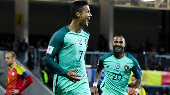 Andorra 0-2 Portugal: Cristiano Ronaldo sets up showdown with Switzerland