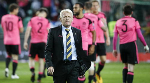 Strachan blames 'genetics' for Scotland's qualifying exit