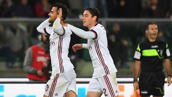 Chievo 1 - 4 AC Milan: AC Milan ease pressure on Vincenzo Montella with big win at Chievo